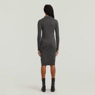 Снимка на G-STAR ДАМСКА WASHED SLIM RIB РОКЛЯ В ЧЕРНО 3