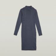 Снимка на G-STAR ДАМСКА WASHED SLIM RIB РОКЛЯ В ТЪМНОСИНЬО 6