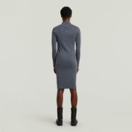 Снимка на G-STAR ДАМСКА WASHED SLIM RIB РОКЛЯ В ТЪМНОСИНЬО 2