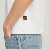 Picture of G-STAR WOMEN'S SCRIPT T-SHIRT IN WHITE 4