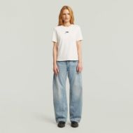 Picture of G-STAR WOMEN'S SCRIPT T-SHIRT IN WHITE 5