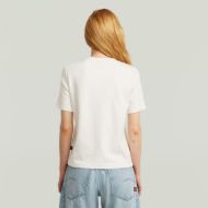 Picture of G-STAR WOMEN'S SCRIPT T-SHIRT IN WHITE 2