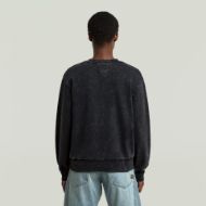 Снимка на G-STAR ДАМСКИ СУИТШЪРТ WASHED A LINE SCRIPT В ЧЕРНО 2