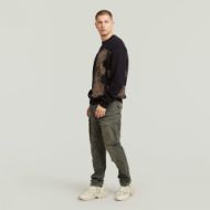 Снимка на G-STAR МЪЖКИ ПУЛОВЕР SPRAYED 89 GR RELAXED R KNITTED SWEATER В ЧЕРНО 3