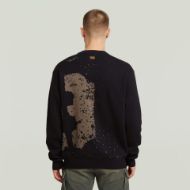 Снимка на G-STAR МЪЖКИ ПУЛОВЕР SPRAYED 89 GR RELAXED R KNITTED SWEATER В ЧЕРНО 2