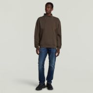 Снимка на G-STAR МЪЖКИ СУИТШЪРТ FABRIC MIX HALF ZIP В КАФЯВО 3