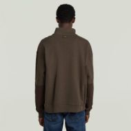 Снимка на G-STAR МЪЖКИ СУИТШЪРТ FABRIC MIX HALF ZIP В КАФЯВО 2