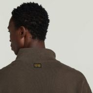 Снимка на G-STAR МЪЖКИ СУИТШЪРТ FABRIC MIX HALF ZIP В КАФЯВО 4
