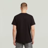 Picture of G-STAR MEN'S FELT LOGO T-SHIRT IN BLACK 2