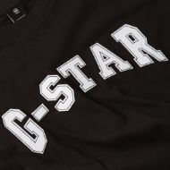 Picture of G-STAR MEN'S FELT LOGO T-SHIRT IN BLACK 7