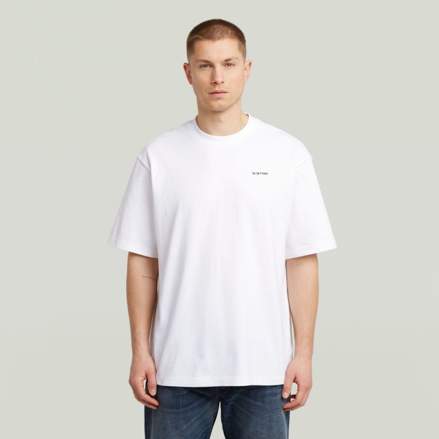 Picture of G-STAR MEN'S BOXY BASE T-SHIRT IN WHITE