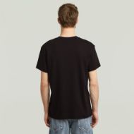 Picture of G-STAR MEN'S CHEST LOGO T-SHIRT IN BLACK 2