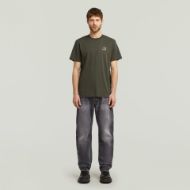 Picture of G-STAR MEN'S CHEST LOGO T-SHIRT IN ASFALT 5