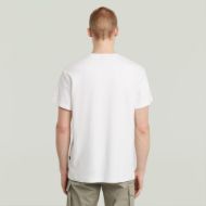 Picture of G-STAR MEN'S CHEST LOGO T-SHIRT IN WHITE 2