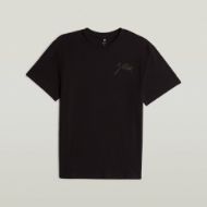 Picture of G-STAR MEN'S SCRIPT T-SHIRT IN BLACK 6