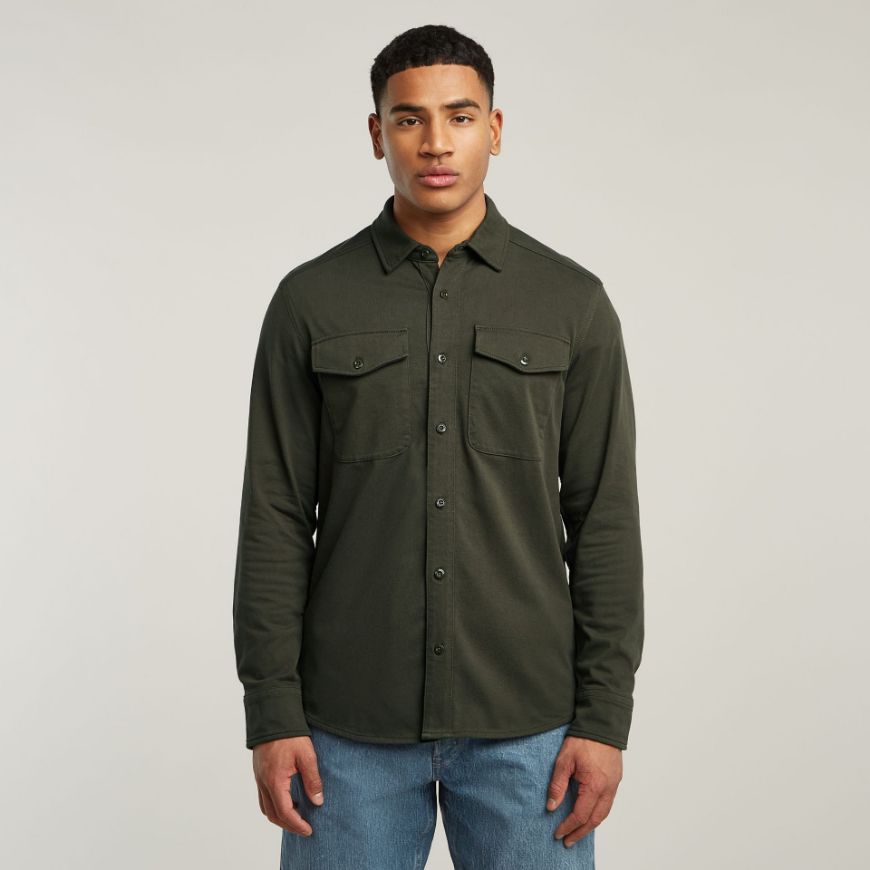 Снимка на G-STAR МЪЖКА MARINE JERSEY РИЗА В ASFALT