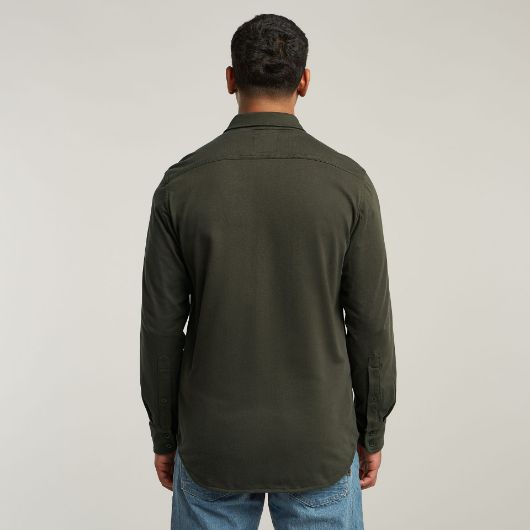 Show details for G-STAR MEN'S MARINE JERSEY SHIRT IN ASFALT 2 - FanPoint Picture of G-STAR MEN'S MARINE JERSEY SHIRT IN ASFALT 2