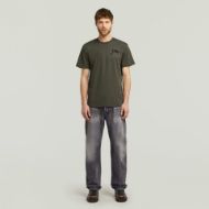 Picture of G-STAR MEN'S SCRIPT T-SHIRT IN ASFALT 5