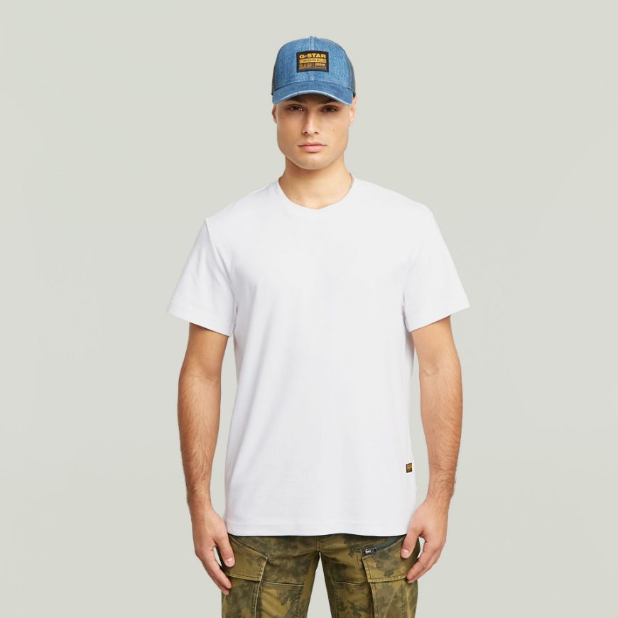Picture of G-STAR MEN'S SCRIPT T-SHIRT IN WHITE
