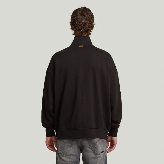 Показвай детайлите за G-STAR МЪЖКИ СУИТШЪРТ ROVIC FULL ZIP LOOSE В ЧЕРНО 3 - FanPoint Снимка на G-STAR МЪЖКИ СУИТШЪРТ ROVIC FULL ZIP LOOSE В ЧЕРНО 3