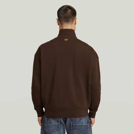 Показвай детайлите за G-STAR МЪЖКИ СУИТШЪРТ ROVIC FULL ZIP LOOSE В КАФЯВО 3 - FanPoint Снимка на G-STAR МЪЖКИ СУИТШЪРТ ROVIC FULL ZIP LOOSE В КАФЯВО 3