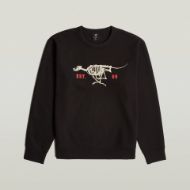 Снимка на G-STAR МЪЖКИ СУИТШЪРТ RUNNING DOG BACK GR В ЧЕРНО 6