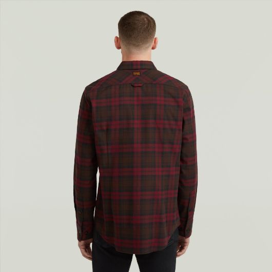 Show details for G-STAR MEN'S BRISTUM 2.0 SLIM SHIRT IN PORT RED TOBY CHECK 2 - FanPoint Picture of G-STAR MEN'S BRISTUM 2.0 SLIM SHIRT IN PORT RED TOBY CHECK 2