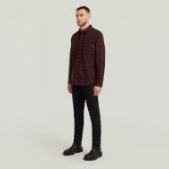 Picture of G-STAR MEN'S BRISTUM 2.0 SLIM SHIRT IN PORT RED TOBY CHECK 4
