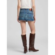 Снимка на REPLAY ДАМСКА MINI WRAP ПОЛА ОТ ДЕНИМ 11 OZ INDIGO DENIM В ТЪМНОСИНЬО 3