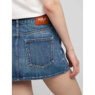 Снимка на REPLAY ДАМСКА MINI WRAP ПОЛА ОТ ДЕНИМ 11 OZ INDIGO DENIM В ТЪМНОСИНЬО 4