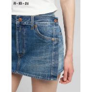 Снимка на REPLAY ДАМСКА MINI WRAP ПОЛА ОТ ДЕНИМ 11 OZ INDIGO DENIM В ТЪМНОСИНЬО 5
