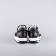 Picture of LOVE MOSCHINO WOMEN'S DAILY RUNNING SNEAKERS IN BLACK LEATHER 5