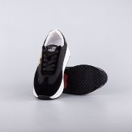 Picture of LOVE MOSCHINO WOMEN'S DAILY RUNNING SNEAKERS IN BLACK LEATHER 4