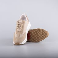 Picture of LOVE MOSCHINO WOMEN'S DAILY RUNNING SNEAKERS IN BEIGE LEATHER 4