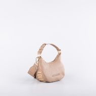 Picture of LOVE MOSCHINO WOMEN'S GIANT LOGO SMALL HOBO BAG IN BEIGE 2
