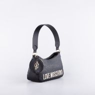 Снимка на LOVE MOSCHINO ДАМСКА ЧАНТА ПРЕЗ РАМО С АКСЕСОАР В ЧЕРНО 2