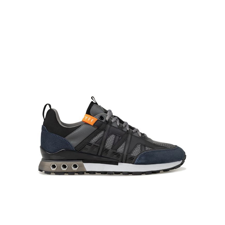 Picture of CRUYFF MEN'S FEARIA FUTURA IN MID GREY/MIDNIGHT BLUE