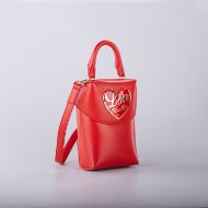 Снимка на LOVE MOSCHINO LOVE HEART ДАМСКА МИНИ ЧАНТА В ЧЕРВЕНО 2