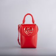 Снимка на LOVE MOSCHINO LOVE HEART ДАМСКА МИНИ ЧАНТА В ЧЕРВЕНО 1