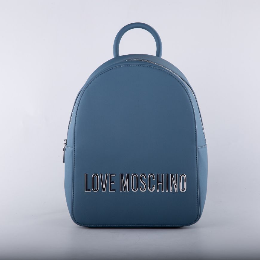 Снимка на LOVE MOSCHINO BOLD LOVE ДАМСКА РАНИЦА С ЛОГО В СИНЬО
