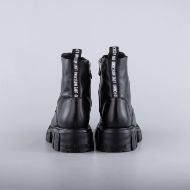 Picture of LOVE MOSCHINO WOMEN'S BOOTS IN BLACK LEATHER 4