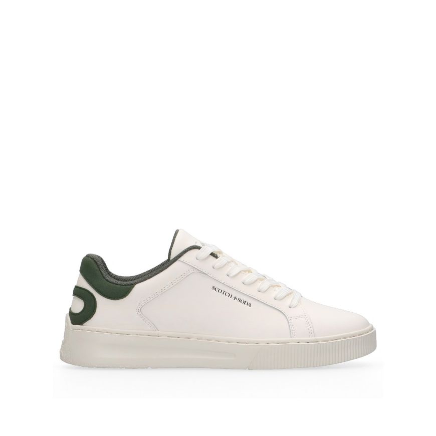 Снимка на SCOTCH&SODA COLEMAN МЪЖКИ КОЖЕНИ СПОРТНИ ОБУВКИ В БЯЛО