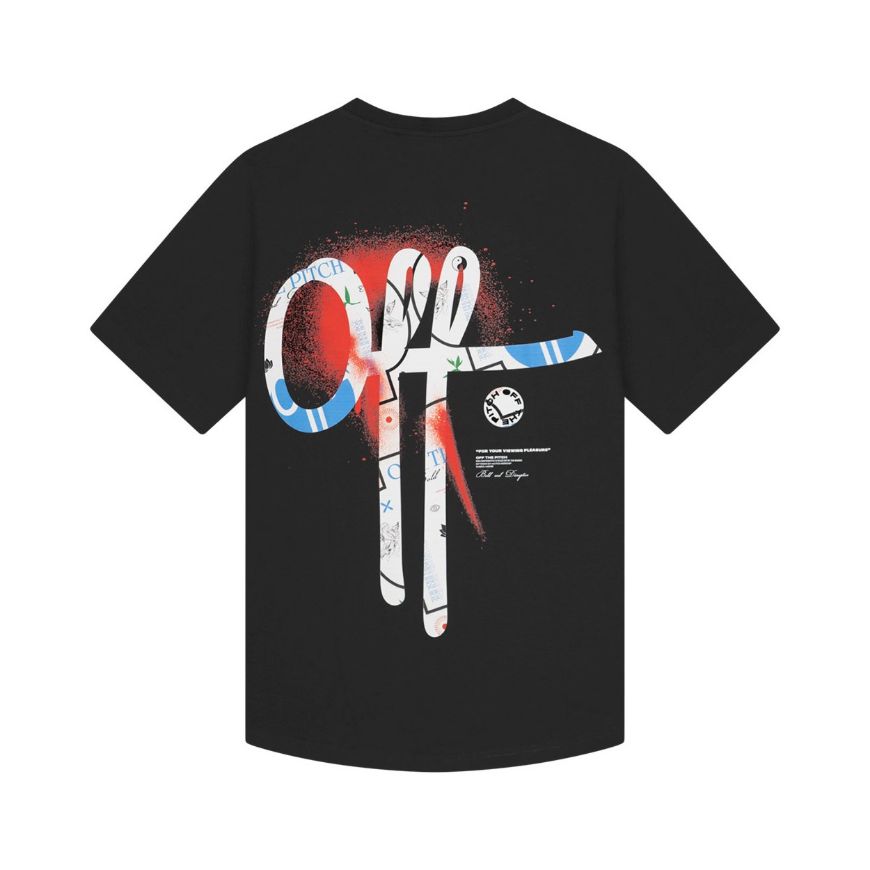 Снимка на OTP МЪЖКА БЛУЗА С КЪС РЪКАВ ORNAMENT SLIM FIT TEE В ЧЕРНО