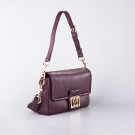 Снимка на LOVE MOSCHINO LOCKED IN GOLD ДАМСКА ЧАНТА ПРЕЗ РАМО В БОРДО 2