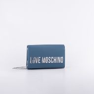 Снимка на LOVE MOSCHINO ДАМСКА ЧАНТА С ВЕРИГА И ЛОГО В СИНЬО 1