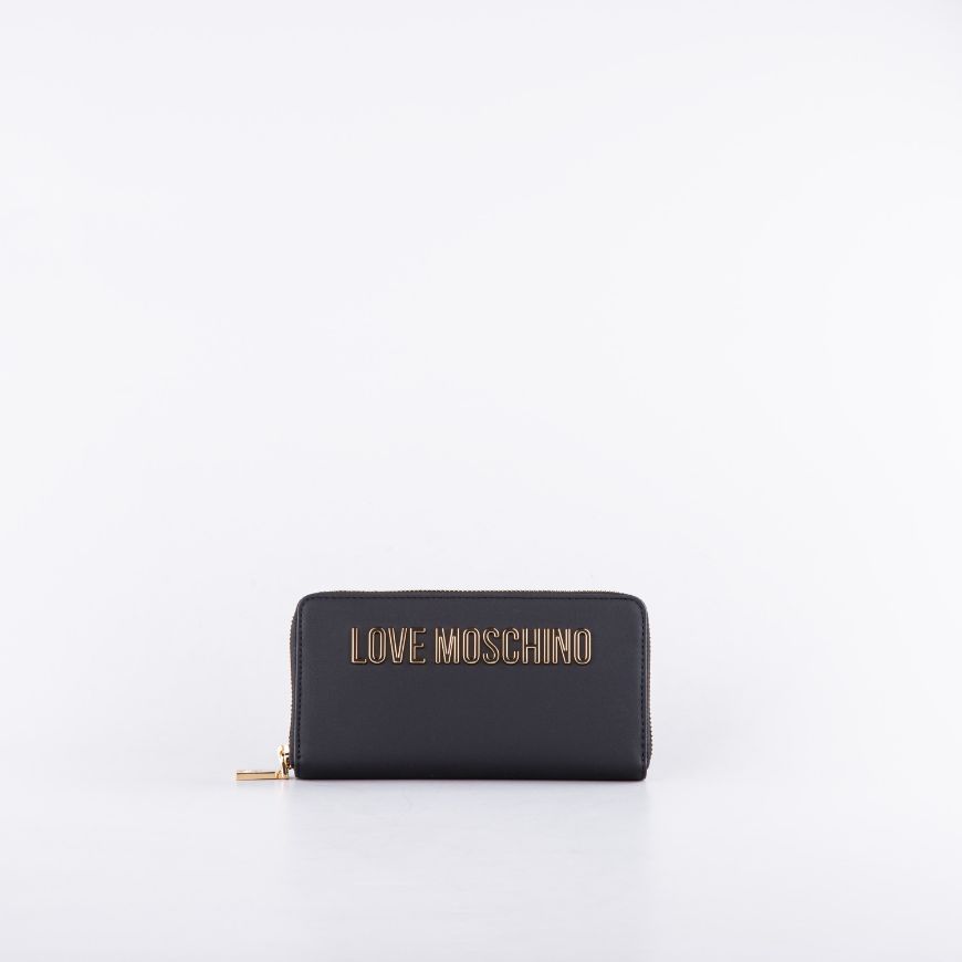 Снимка на LOVE MOSCHINO BOLD LOVE ДАМСКО ПОРТМОНЕ С ЦИП В ЧЕРНО