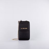 Снимка на LOVE MOSCHINO SIGNATURE ДАМСКО ПОРТМОНЕ ЗА ТЕЛЕФОН С ЦИП В ЧЕРНО 1