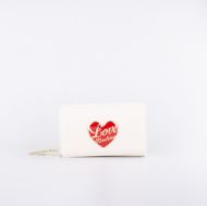 Снимка на LOVE MOSCHINO LOVE HEART ДАМСКА ЧАНТА С ВЕРИГА В ЕКРЮ 1