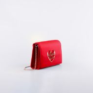 Снимка на LOVE MOSCHINO LOVE HEART ДАМСКА ЧАНТА С ВЕРИГА В ЧЕРВЕНО 2