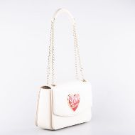 Снимка на LOVE MOSCHINO LOVE HEART ДАМСКА ЧАНТА ПРЕЗ РАМО В ЕКРЮ 2